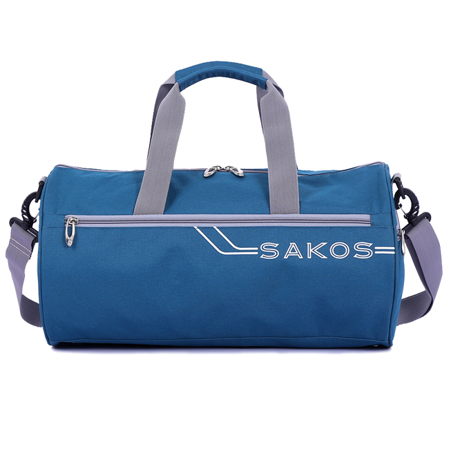 Túi du lịch, thể thao Sakos Cylinder (M) - Teal Blue, chính hãng Sakos, thương hiệu Mỹ