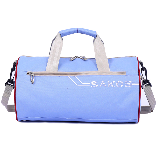 Túi thể thao - du lịch Sakos Cylinder (S) - Light Blue, kiểu dáng đơn giản, tinh tế