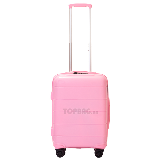 Vali kéo Travel King PP110 20 inch (S) - Pink, kiểu dáng gọn gàng, màu hồng nữ tính